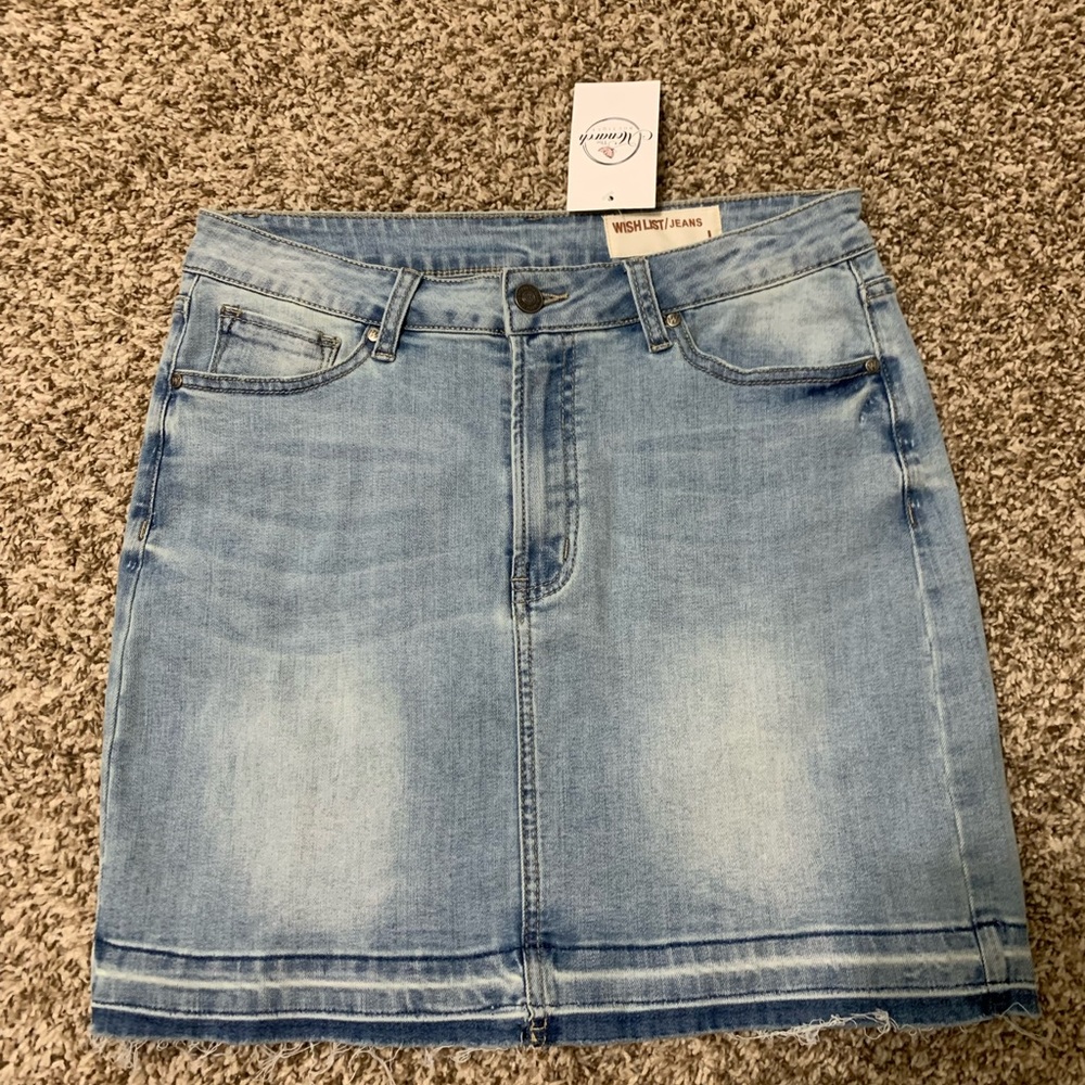 Boutique Denim Skirt